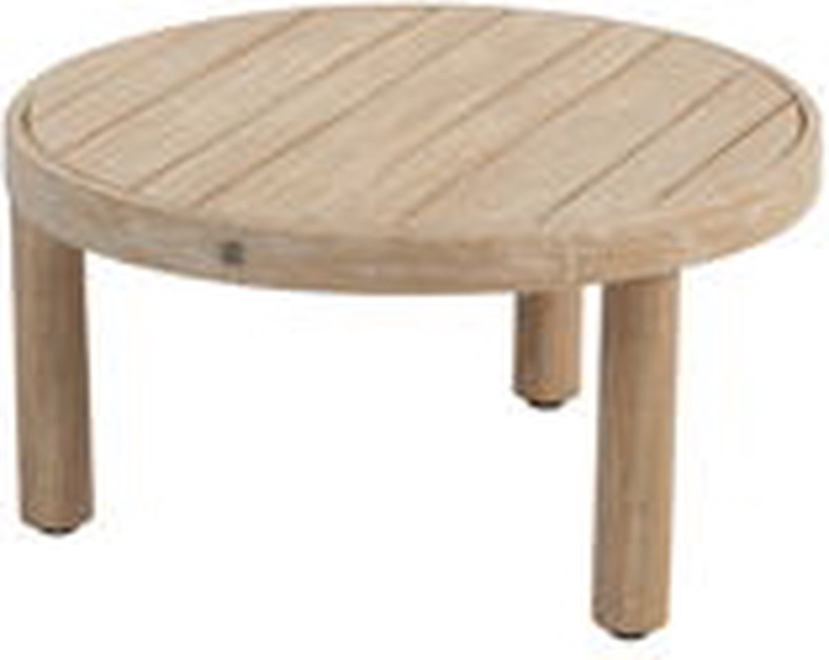 Sem salontafel brushed teak 60 cm dia. H32 cm 4SO - 4SO