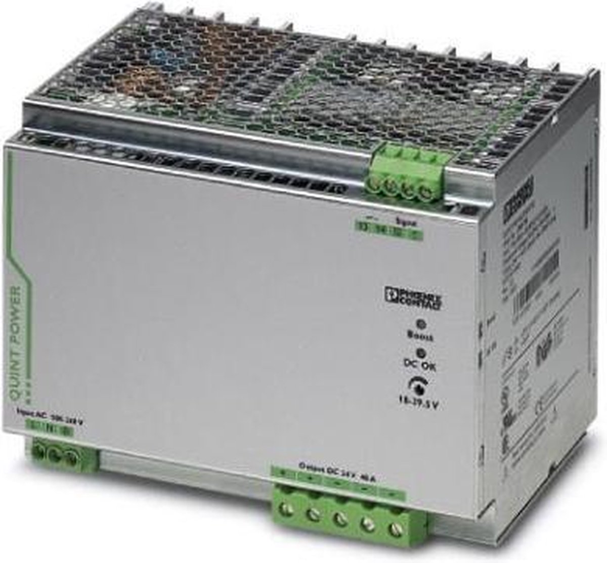 Phoenix Contact QUINT-PS/1AC/24DC/40 DIN-rail netvoeding 24 V/DC 40 A 18 W Aantal uitgangen: 1 x Inhoud: 1 stuk(s)