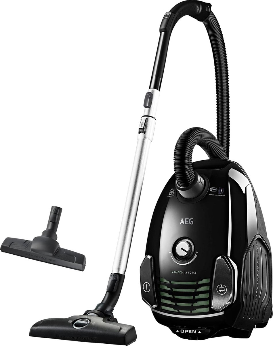 AEG VX6 Stofzuiger Met stofzak - 74 dB - Parketzuigmond VX6-2-ÖKOX