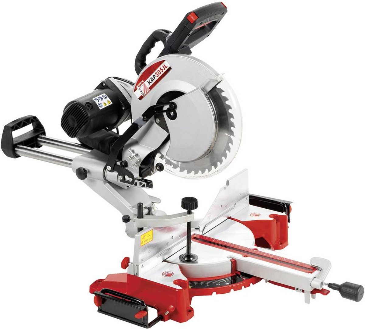 Holzmann Maschinen KAP305JL_230V Trek-, kap- en verstekzaag 1600 W 305 mm 30 mm