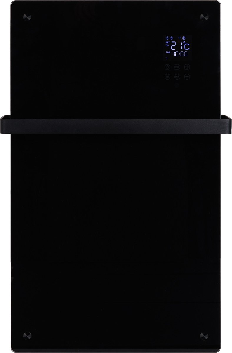 Eurom Alutherm Sani 1200 Glass Wifi Black - 361261