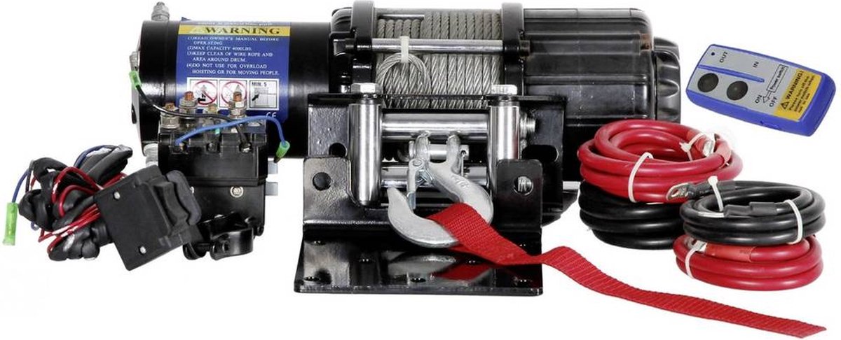 Berger & Schröter 31767 Kabellier Trekkracht (rollend): 3150 kg Draadloze afstandsbediening, Incl. rolluik