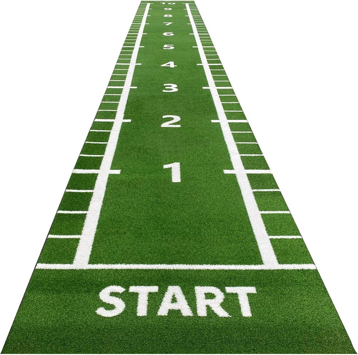 Lifemaxx Sprinttrack - Kunstgras - 1,5 x 11 m - Groen