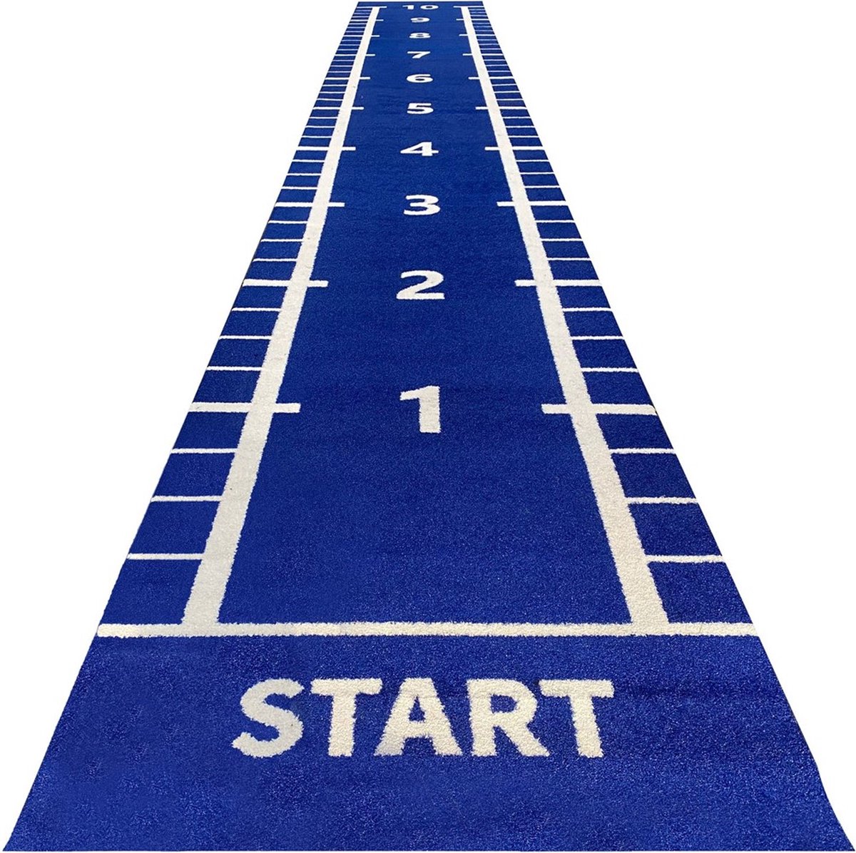 Lifemaxx Sprinttrack - Kunstgras - 1,5 x 11 m - Blauw