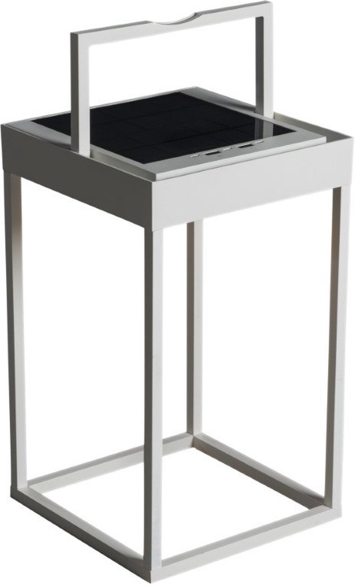 Konstsmide Decolamp op zonne-energie, USB-lamp Portofino 7815-250 LED 3.7 W Warmwit Wit
