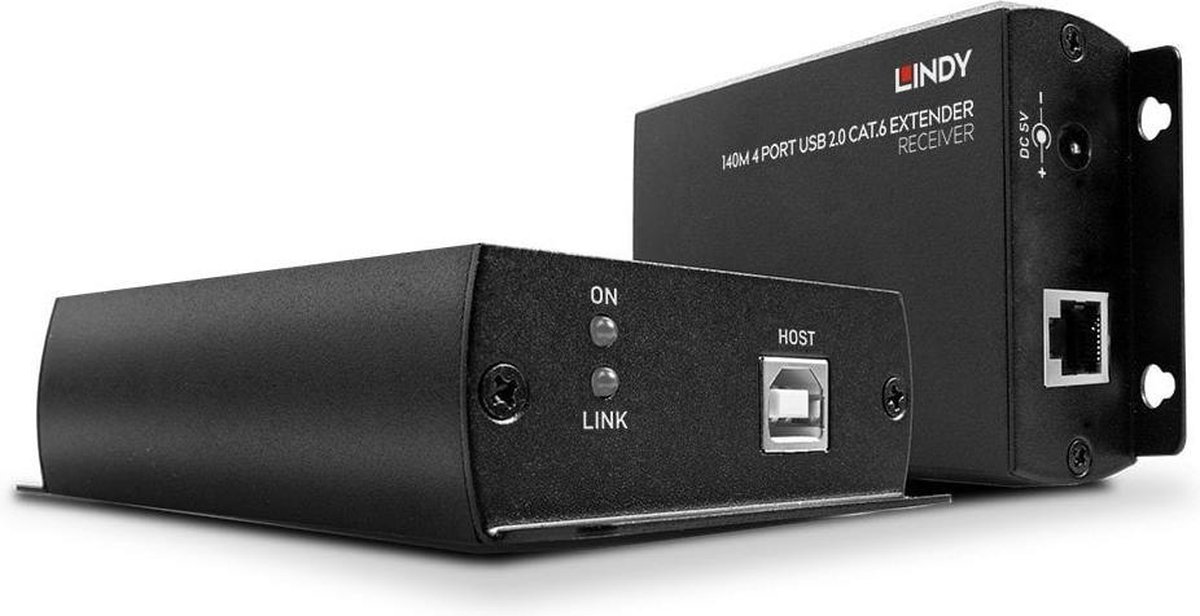 LINDY 42710 USB-extender USB-B via netwerkkabel RJ45 140 m