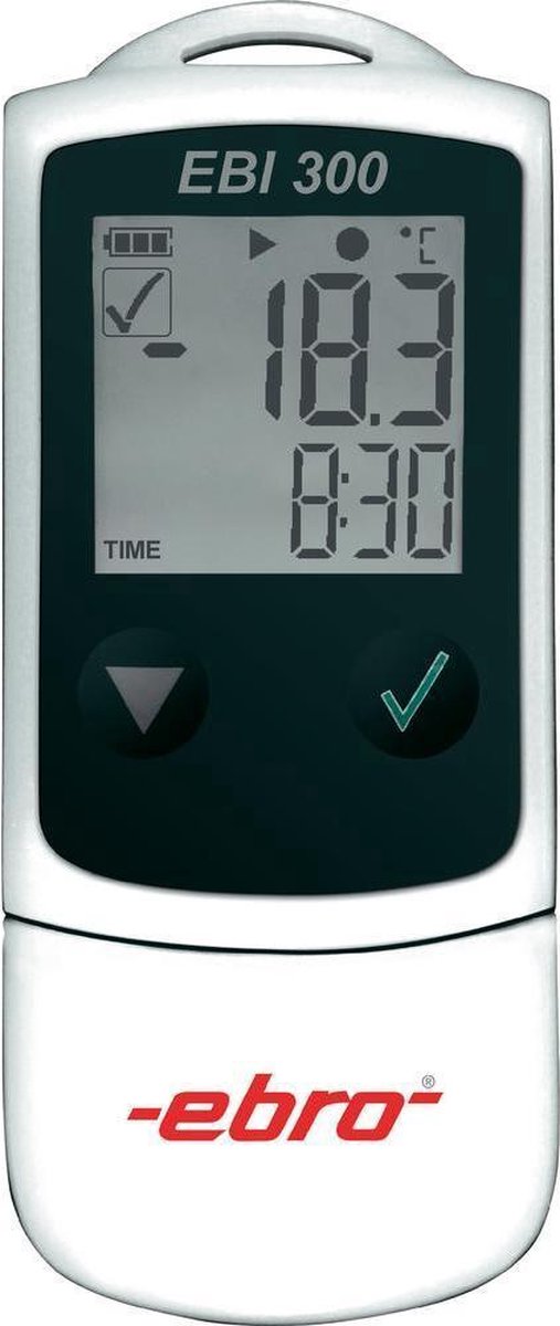 ebro 1340-6330 EBI 300 Temperatuur datalogger Te meten grootheid Temperatuur -30 tot 70 °C