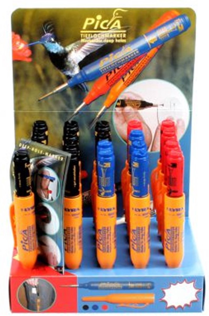 Pica 150/20 Markeerstift diepe gaten | Basic | Display - PI15020