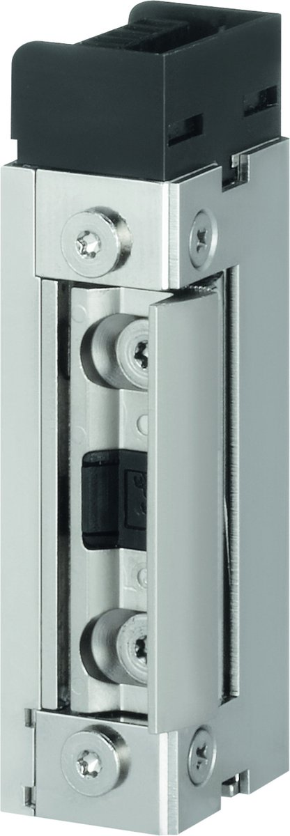 Effeff 143 Elektrische brandbestendige inbouw deuropener type 143 | sluitplaat 021 HZ RVS | 12 of 24V=~ | 100% ED | DIN rechts. - 10033920