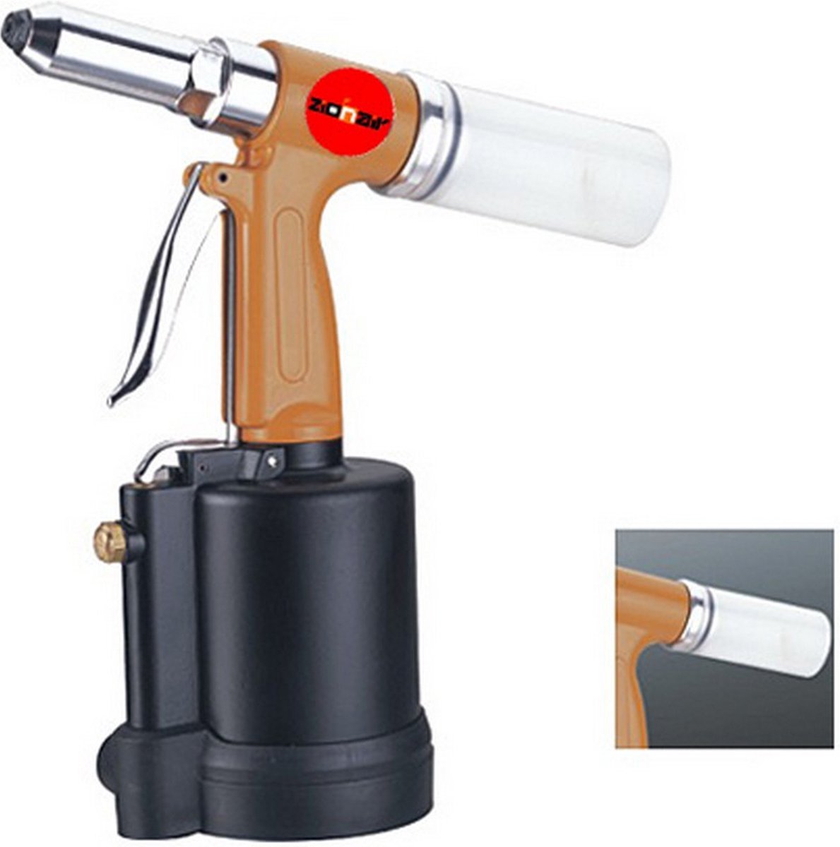 AIRPRO popnageltang pneumatisch 3,2 tot 6 mm