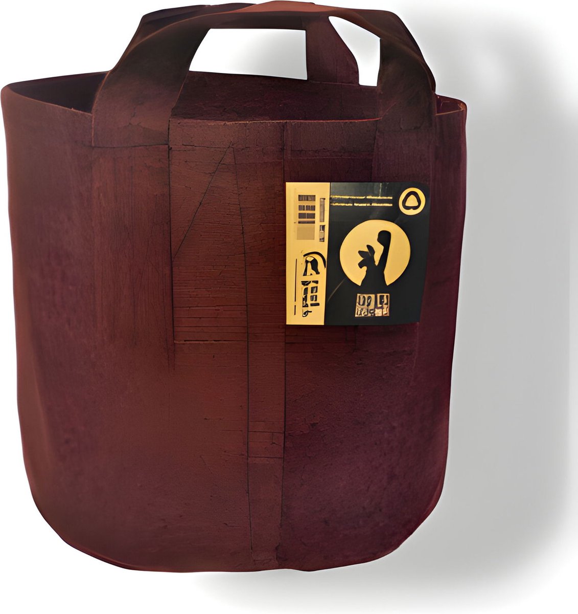 Root Pouch bruin met handvat 10 stuks 113L dia. 61x42 cm - BTT