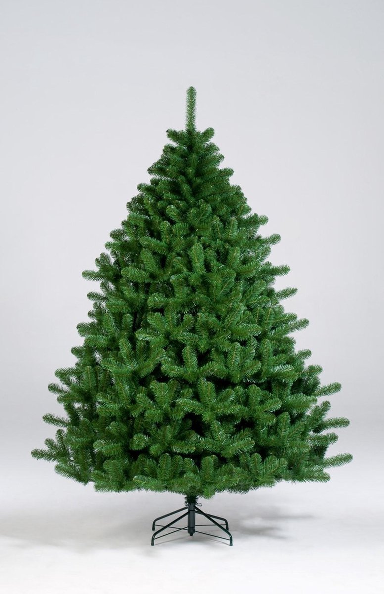 Kunstkerstboom Norway Spruce Blauw 180 cm D128 cm met warme LED-verlichting kerstboom - Holiday Tree