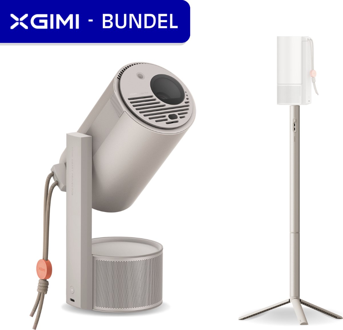 Xgimi Mogo 3 Pro 2-in-1-bundel Beamer Goud