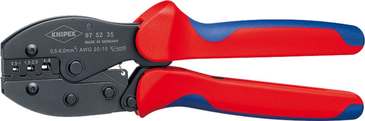 Knipex Crimp hefboomtang niet geïs.open stekker - 97 52 35 SB 975235SB