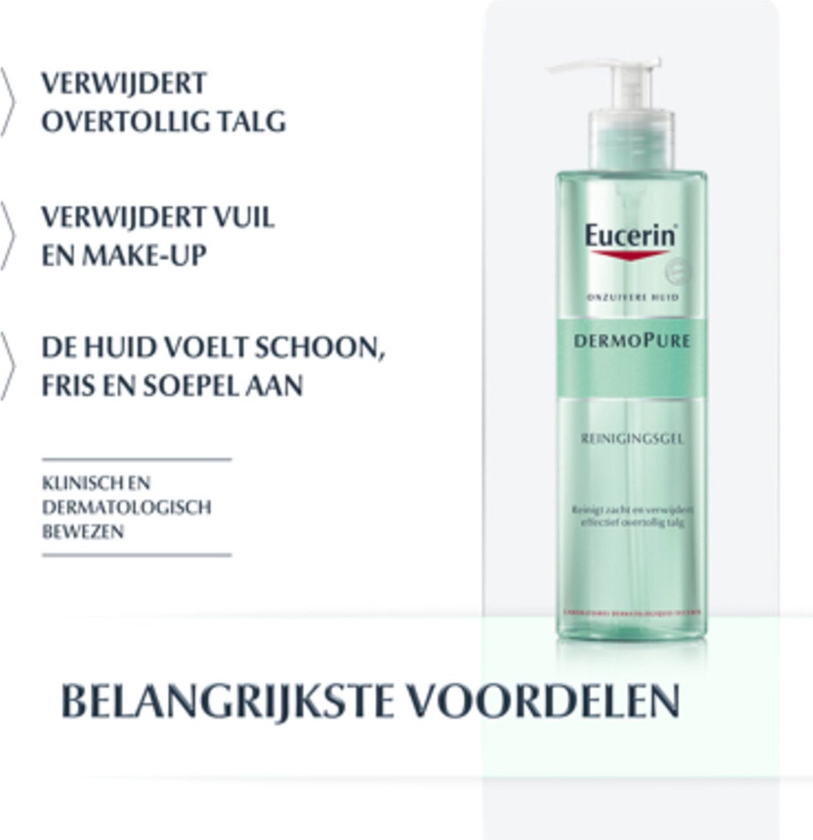 12x Eucerin DermoPure Reinigingsgel 400 ml