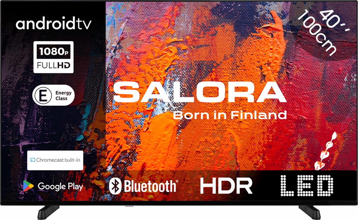 Salora 40FA550 Led televisie met Android smart TV en Chromecast