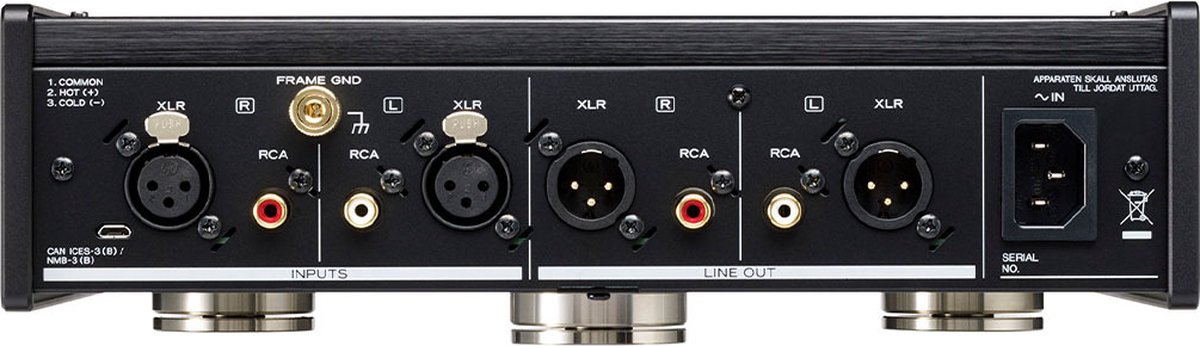 TEAC: PE-505 Phono versterker met equalizer - zwart