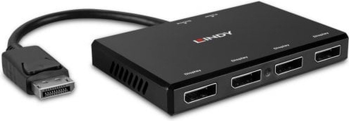 LINDY 38431 DisplayPort-hub 4 poorten