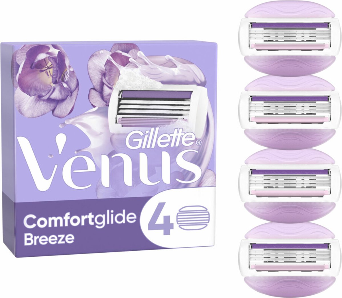 10x Gillette Venus Scheermesjes Comfortglide Breeze 4 stuks