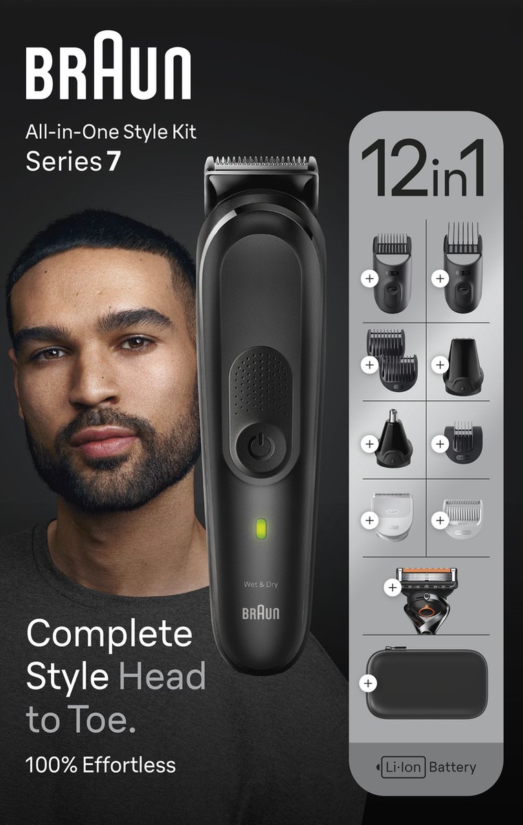 Braun All-In-One Multigroomer Series 7 - MGK7460