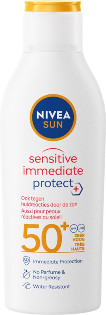 12x Nivea Sun Sensitive Anti-Allergie Zonnemelk SPF50 200 ml