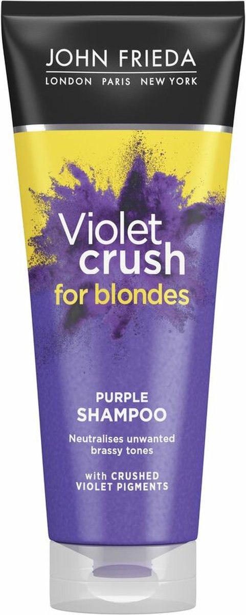 24x John Frieda Violet Crush Shampoo Purple 250 ml