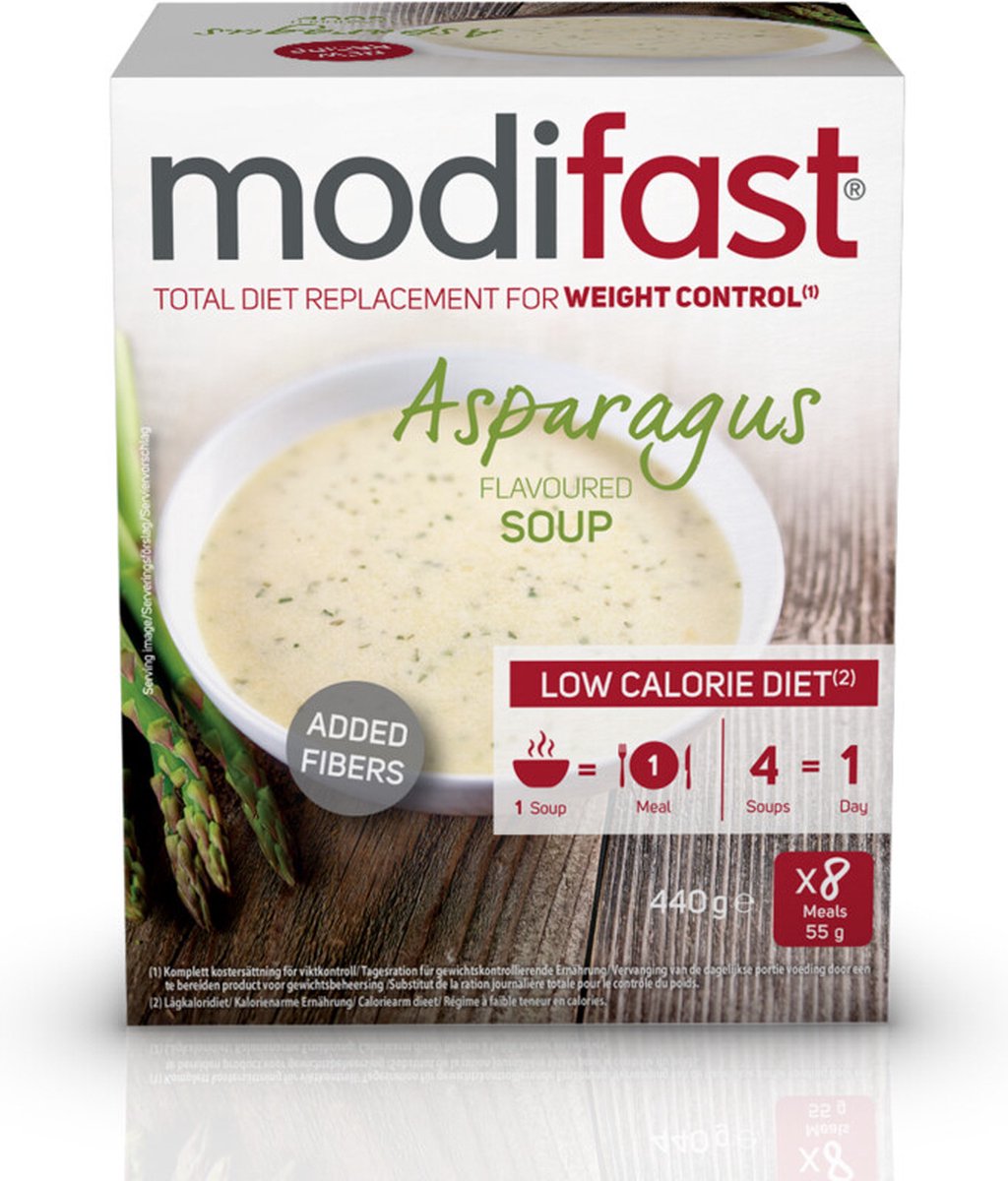 8x Modifast Intensive Soep Asperge 440 gr