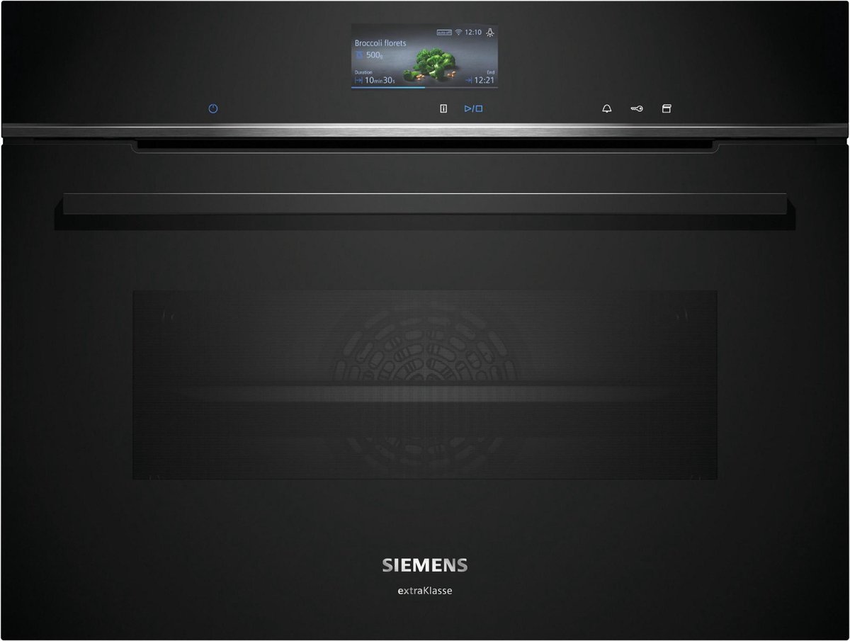 Siemens iQ700 CS736GCB1F extraKlasse Compacte inbouw oven met volwaardige stoom