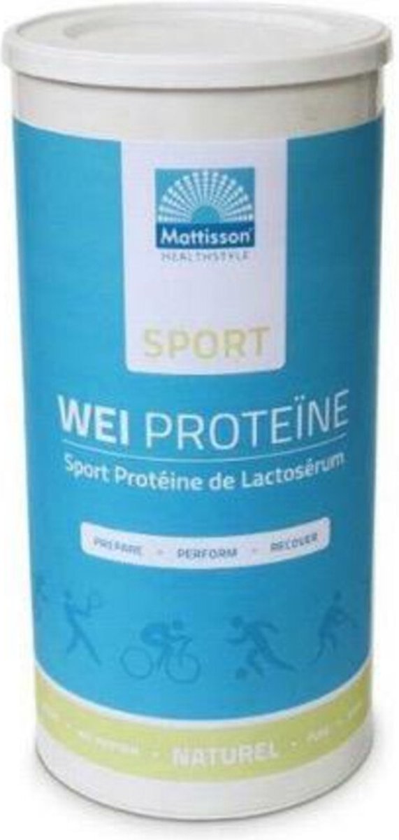 6x Mattisson Wei Protien Sport Naturel 450 gr