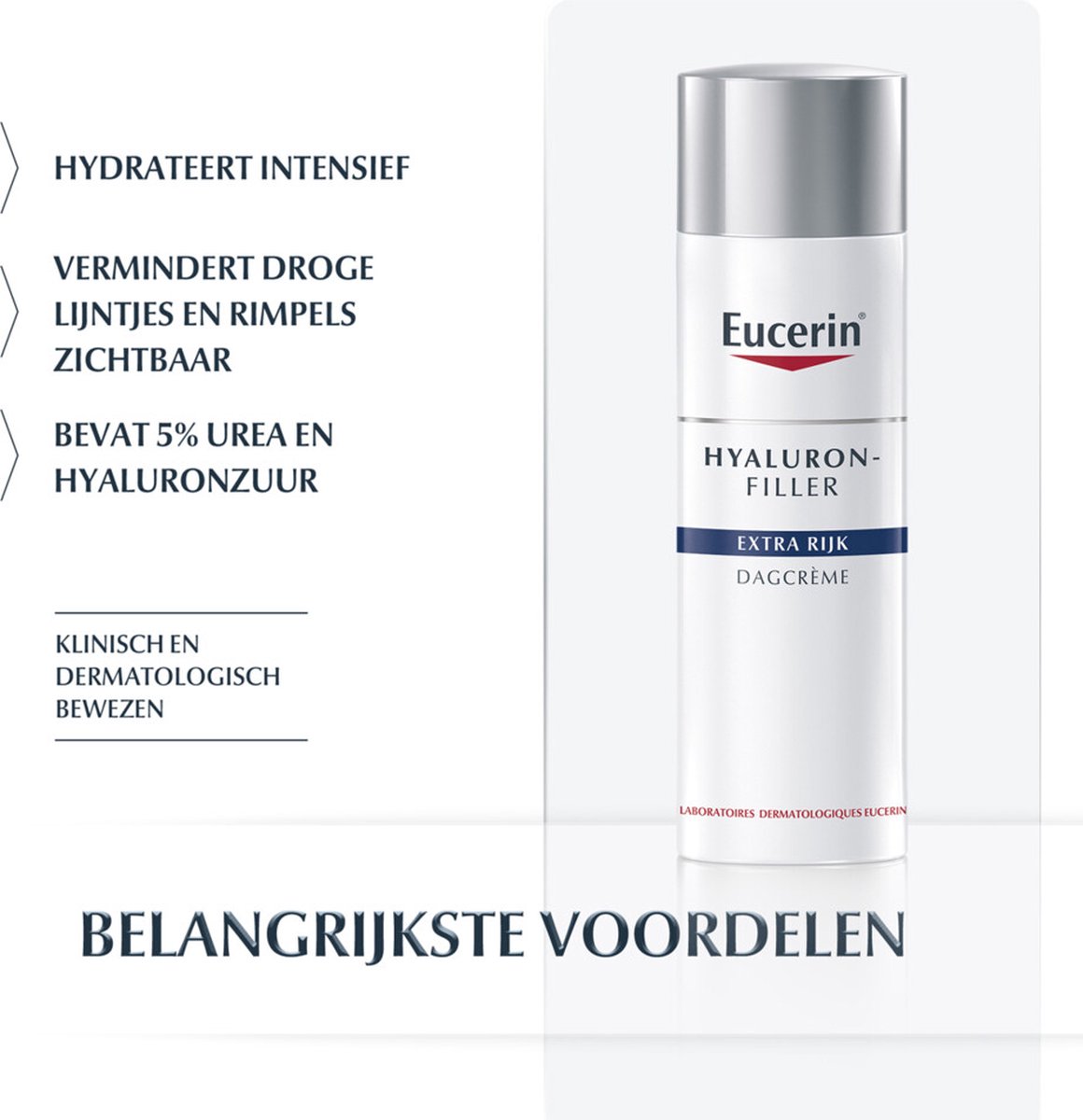 12x Eucerin Hyaluron-Filler Dagcreme Extra Rijk 50 ml