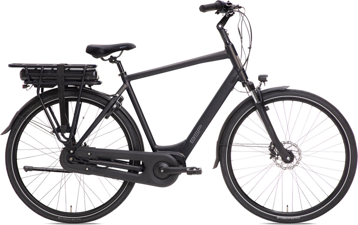BSP Brazz 2024 Heren Elektrische Fiets E-bike Onyx Black Matt 57 Cm +€200 Inruilkorting