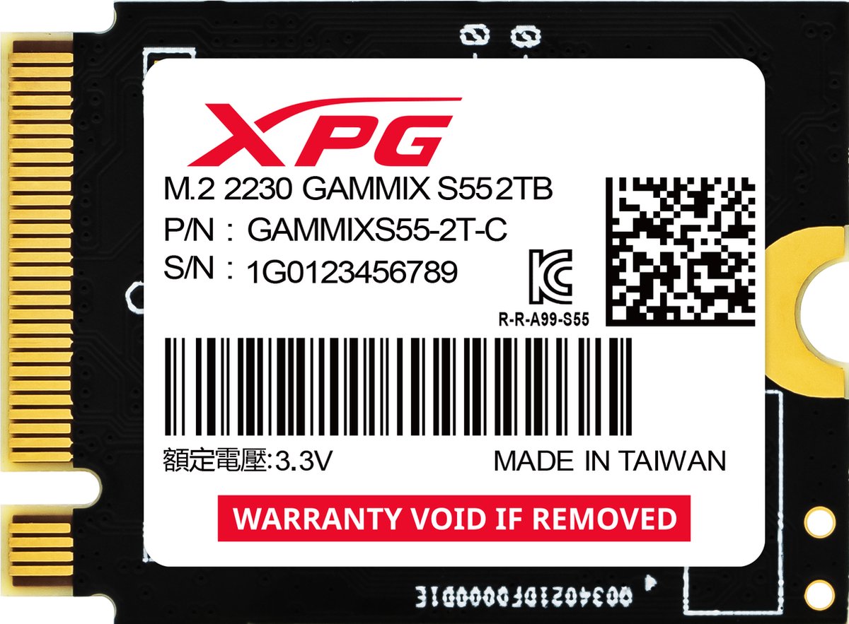 XPG GAMMIX S55 2 TB SSD