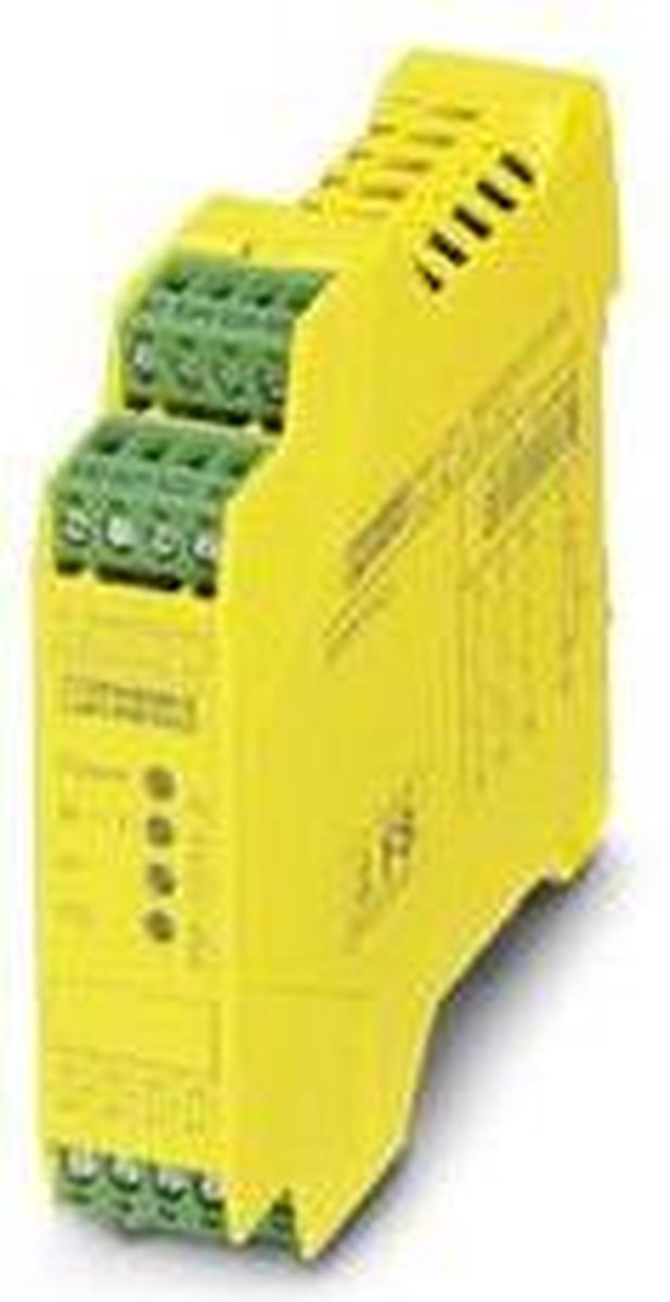 Phoenix Contact PSR-SCP- 24UC/ESA4/3X1/1X2/B Veiligheidsrelais Voedingsspanning (num): 24 V/DC, 24 V/AC 3x NO (b x h x d) 22.5 x 99 x 114.5 mm Met