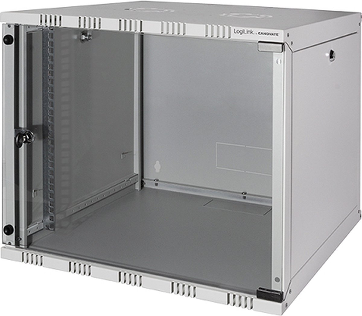 LogiLink 19 WALLMOUNT SOHO BOX 9U 540*550, GREY, FLATPACK 19inch-wandkast (b x h x d) 540 x 456 x 550 mm 9 HE Grijs-wit (RAL 7035)