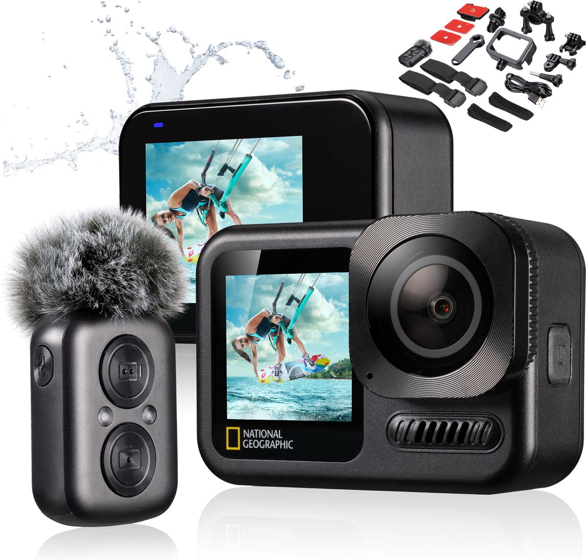 NATIONAL GEOGRAPHIC 5K Ultra-HD 60fps WiFi Action Cam Explorer 7