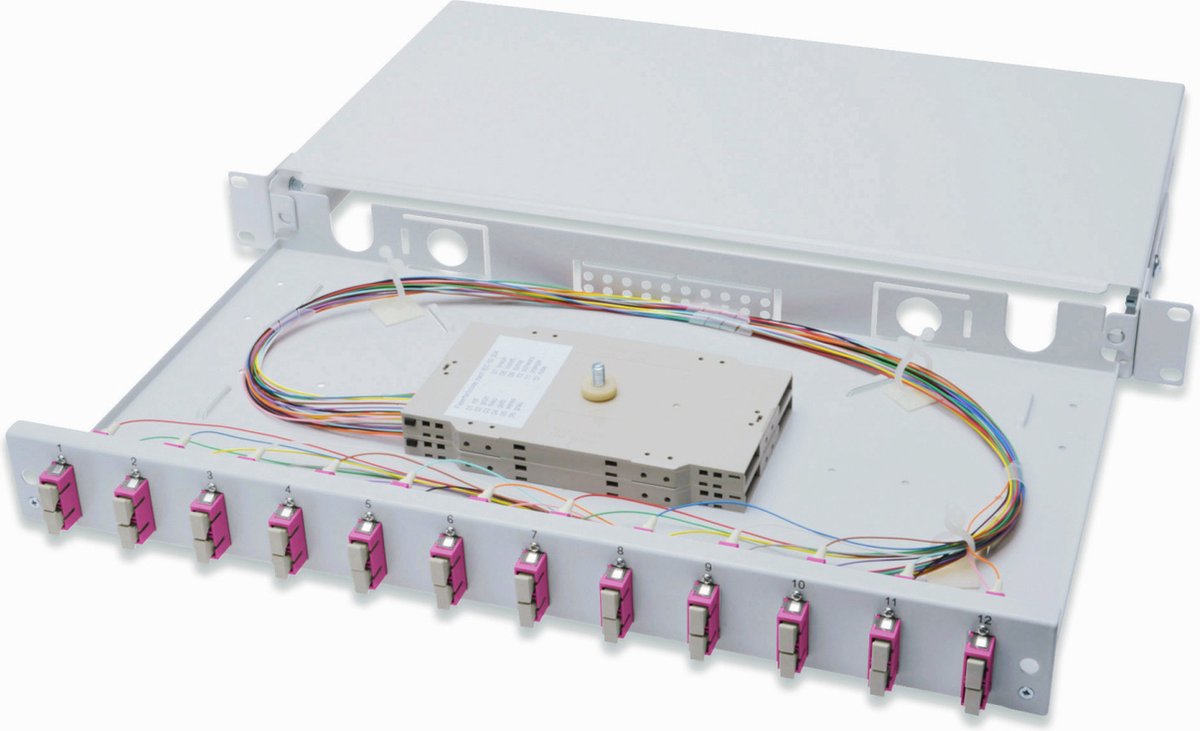 Digitus DN-96321-4 Glasvezel-patchpaneel 12 poorten SC 1 HE