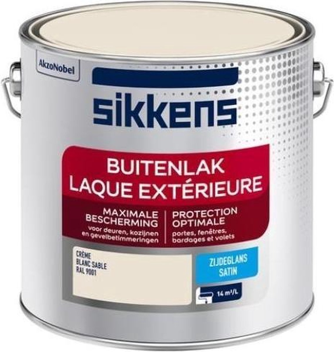 Sikkens Buitenlak Zijdeglans - Ral 9001 - 2,5L
