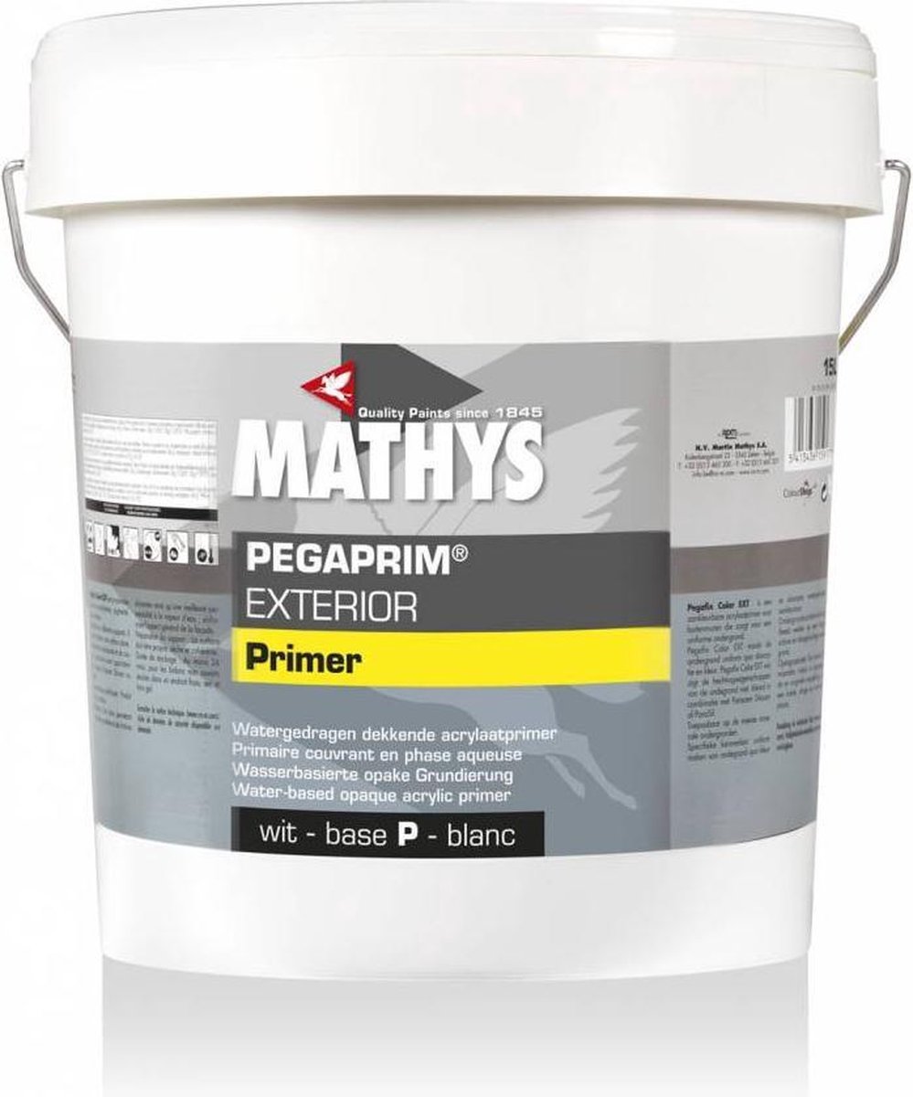 Mathys Pegaprim Exterior - Op Kleur Gemengd - 15 L