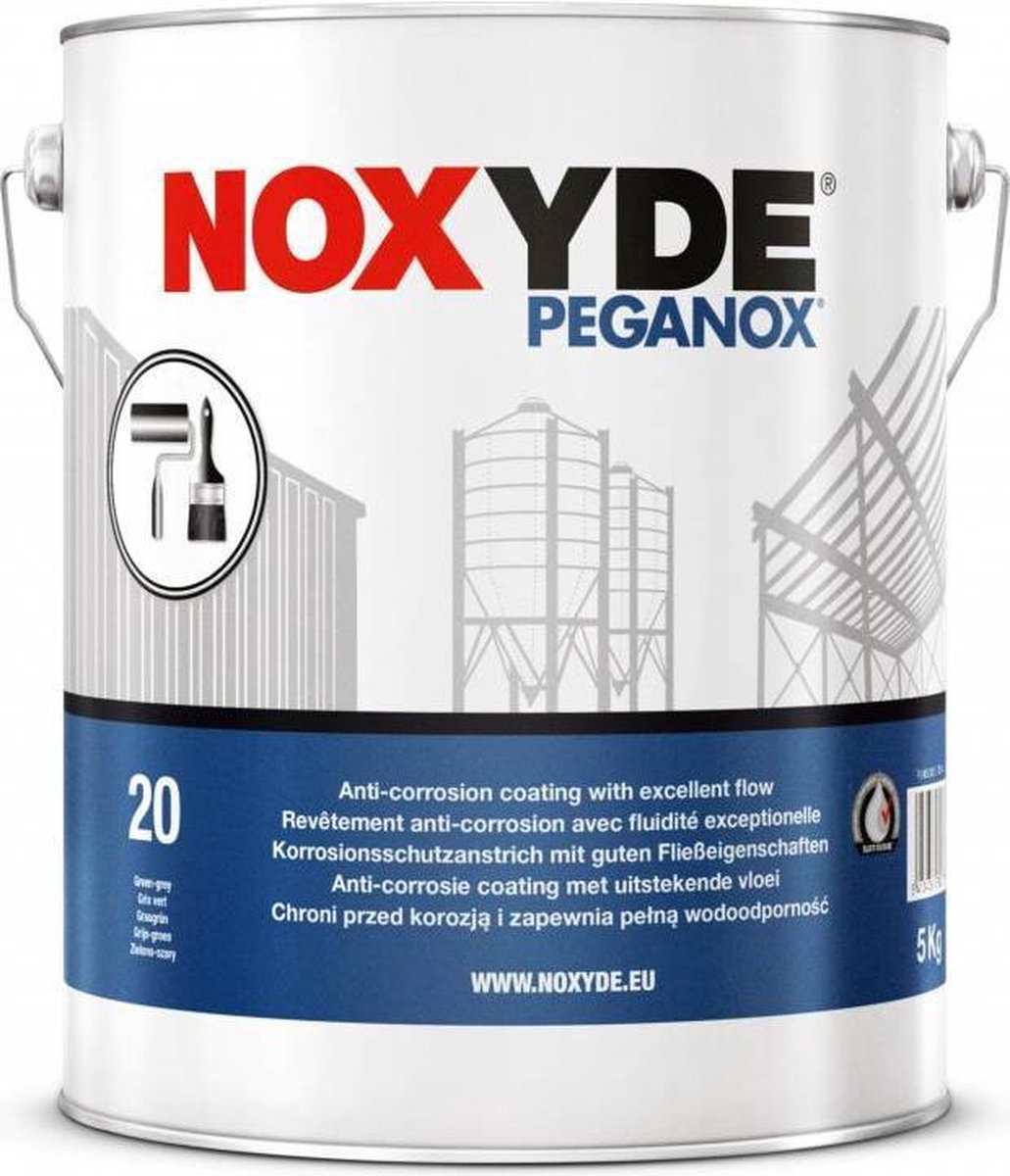 Rust-Oleum Peganox - RAL 7001 Zilvergrijs - 5kg