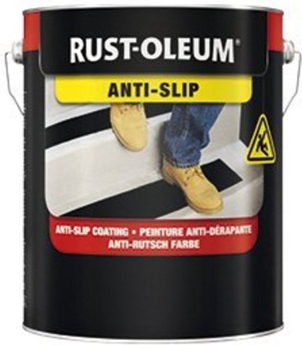 Rust-Oleum Anti-slip Vloercoating - Verkeersgeel - 5L
