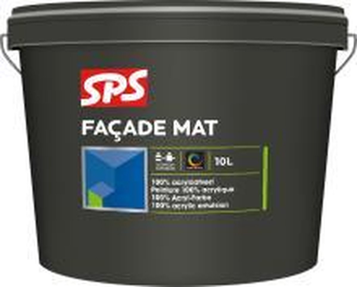 SPS Façade Mat SB Gevelverf - Op Kleur Gemengd - 10L