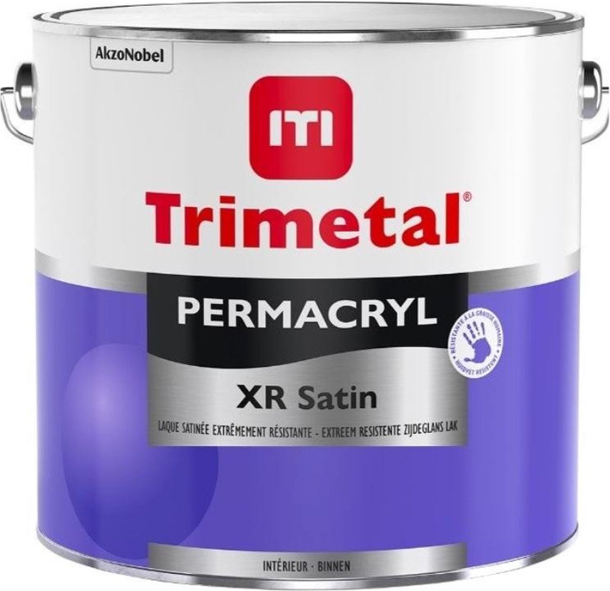 Trimetal Permacryl XR Satin Lak - Op Kleur Gemengd - 2,5L