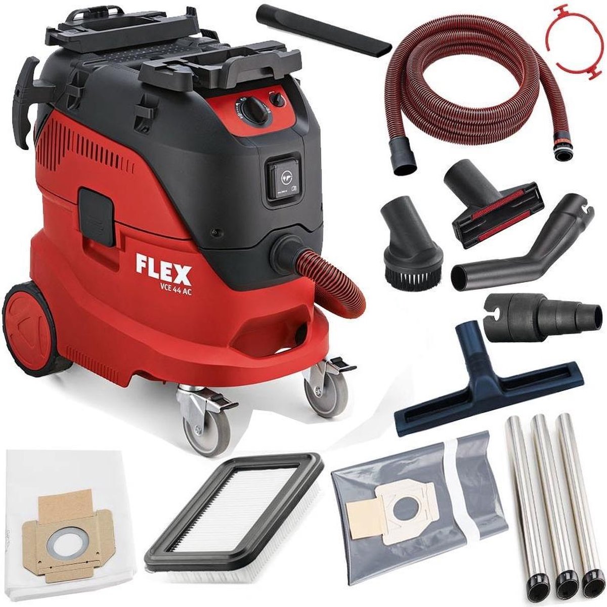 Flex VCE 44 L AC Bouwstofzuiger Incl. Accessoires - 42L - 1400W