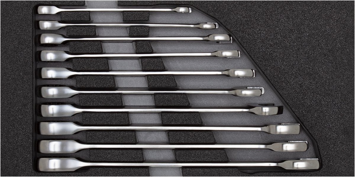 Gedore RED R22150003 10-delige Ringratel-steeksleutelset - 8 -19mm