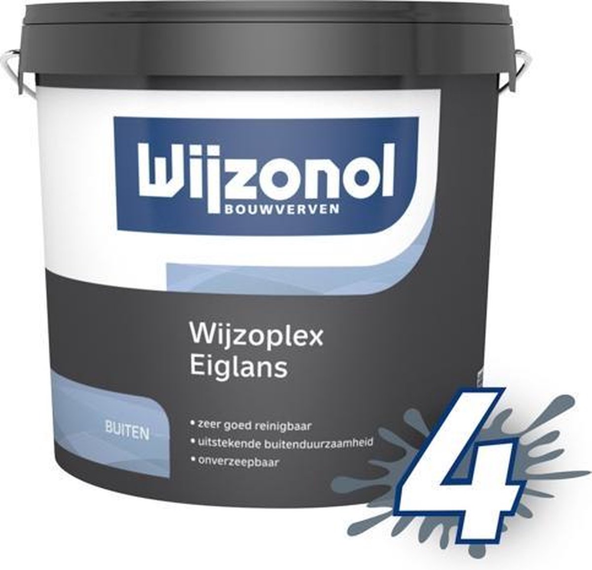 Wijzonol Wijzoplex Eiglans Muurverf - Op Kleur Gemengd - 5L