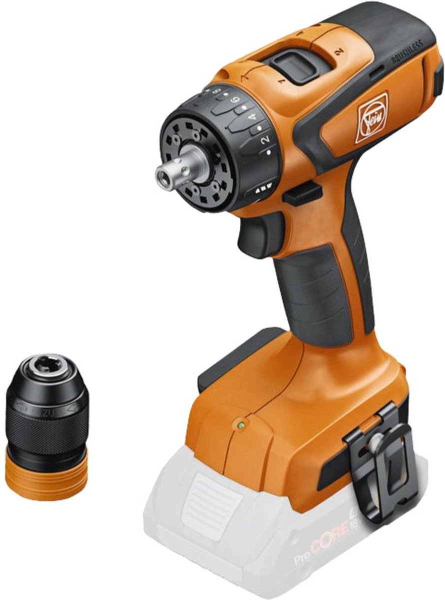 Fein ASCM 18 QSW AS 71161461000 Accu-schroefboormachine 18 V Brushless, Zonder accu, Zonder lader