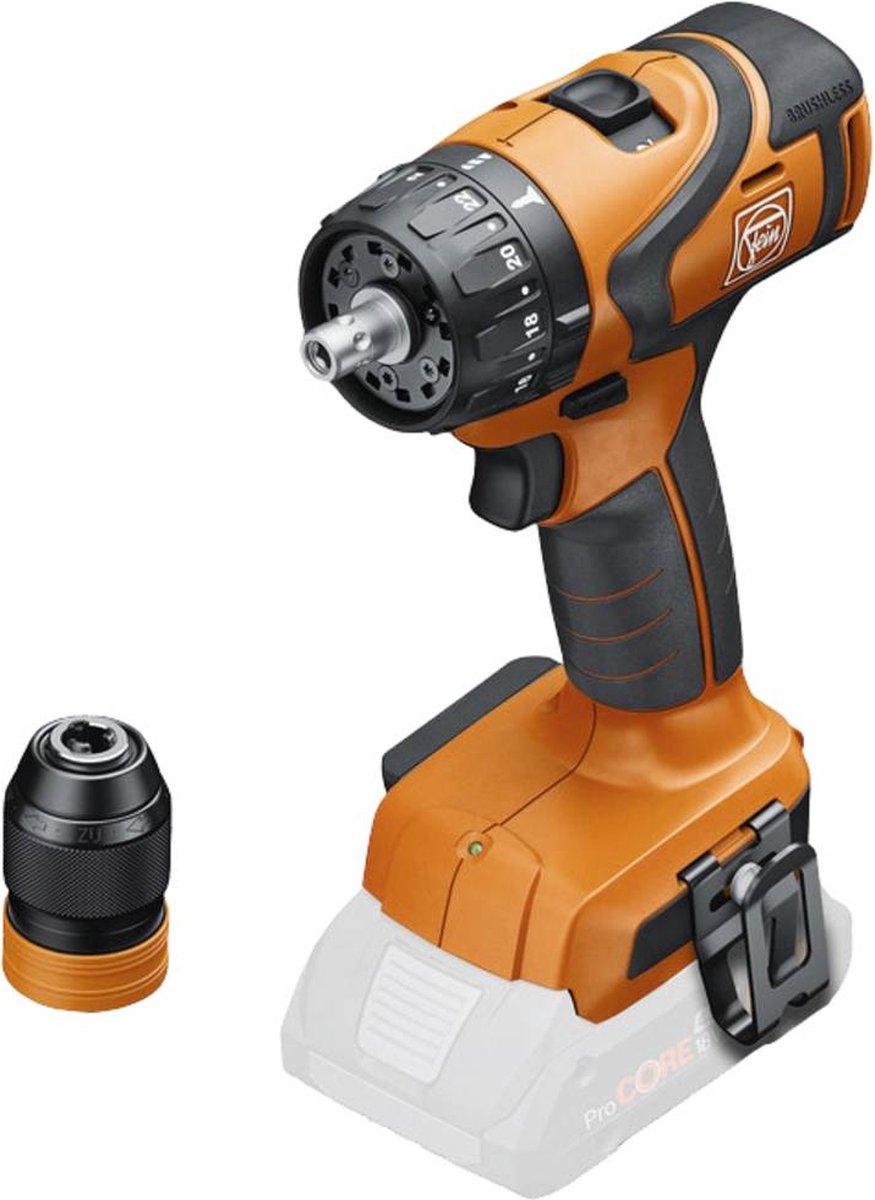 Fein ABS 18 Q AS 71132461000 Accu-schroefboormachine 18 V Brushless, Zonder accu, Zonder lader