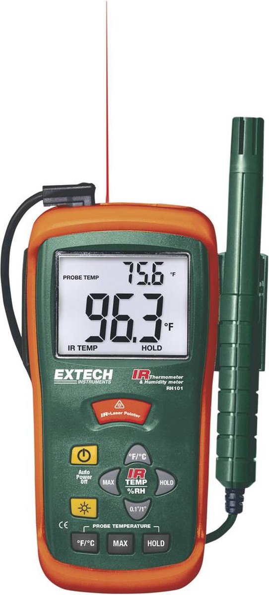 Extech RH101 Luchtvochtigheidsmeter (hygrometer) 10 % Hrel 95 % Hrel