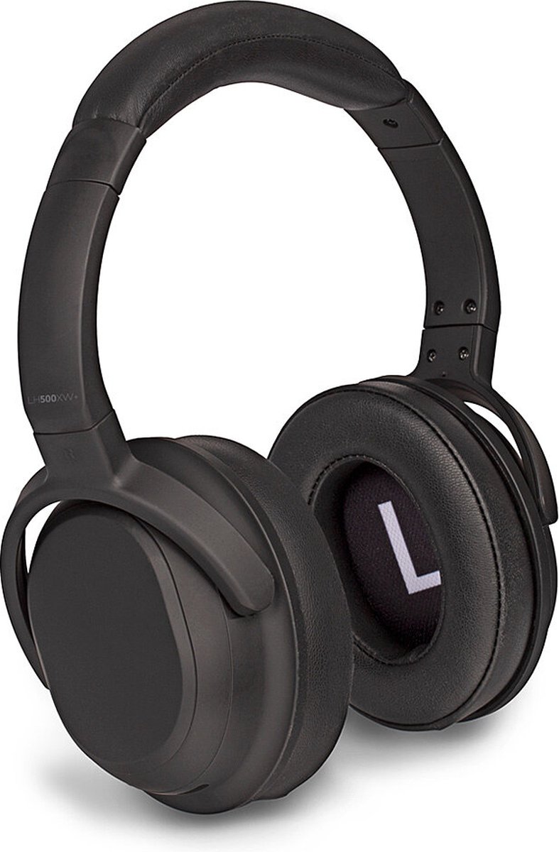 LINDY LH500XW+ Over Ear koptelefoon HiFi Draadloos Stereo Zwart Noise Cancelling