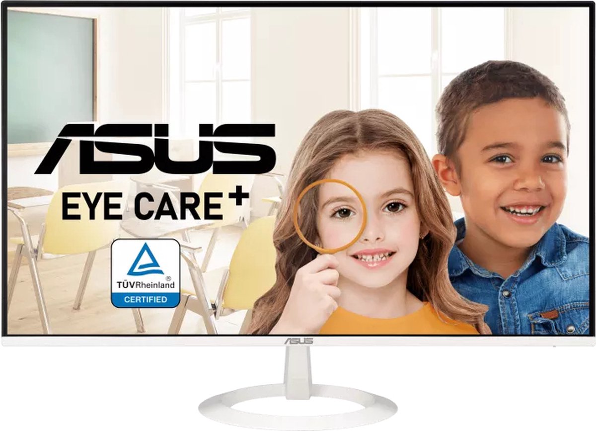 Asus Eye Care VZ27EHF-W LCD-monitor Energielabel D (A - G) 68.6 cm (27 inch) 1920 x 1080 Pixel 16:9 1 ms HDMI, Hoofdtelefoonaansluiting IPS LED